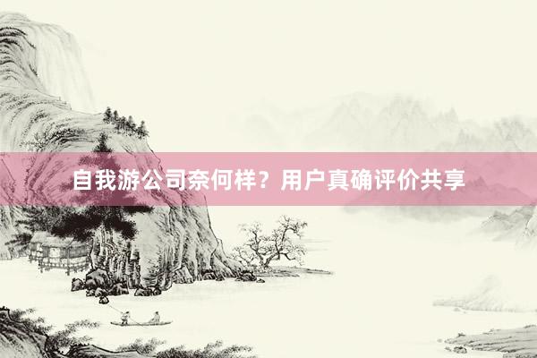 自我游公司奈何样？用户真确评价共享